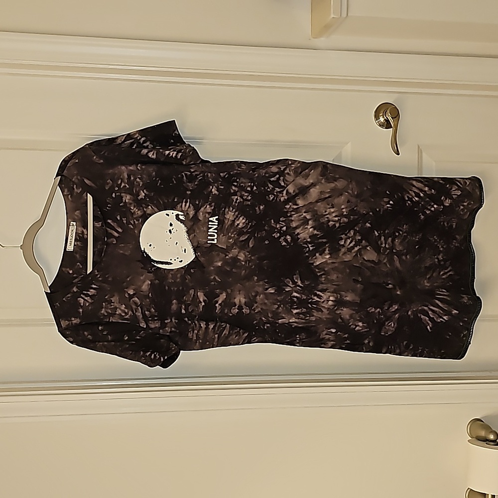 Misslook Cotton Nightgown with Lunia or Moon. Tye Dyed. Size Xl.